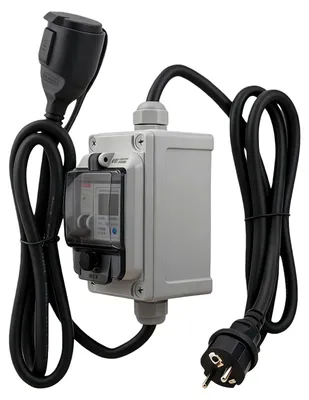 Digitaler Stromzähler 230V 16A IP67 wasserdicht Outdoor KWh-Messgerät