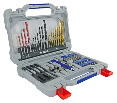 60-teiliger Kombikoffer für Bohrer und Bits