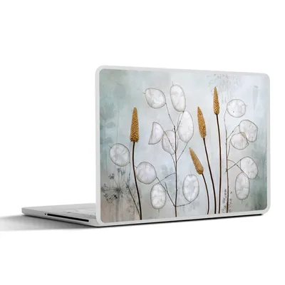 Produktbild von MuchoWow® Laptop Aufkleber Sticker Cover Stilleben - Trockenblumen - Natur 32.5x23.5 cm - Sticker für Laptop - Selbstklebend