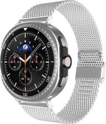Image de Bracelet SilkSteel Samsung Galaxy Watch8 / Watch8 Classic, argent