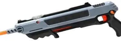 Image de Pistolet jouet, mécanisme de déclenchement manuel, sûr pour les enfants à partir de 14 ans, de couleur jaune