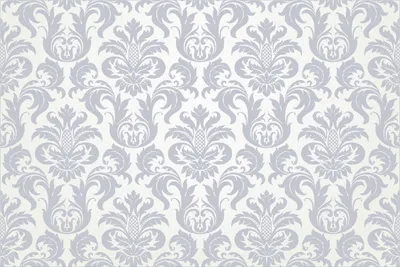 Produktbild von Wallario Poster - Königliche Schnörkelei in weiß und blaugrau, Kunstdruck Größe: 61 x 91,50 cm