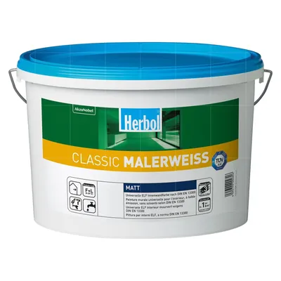 Produktbild von Herbol Classic Malerweiss - 5 Ltr Weiss