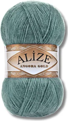 Produktbild von Alize 1x 100g Angora Gold Wolle, Uni, Häkeln, Stricken (164)