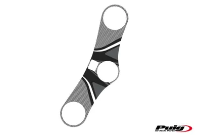 Produktbild von PUIG 6966U Radikal Yoke Protector  passend fuer HONDA CBR900RR FIREBLADE Grau