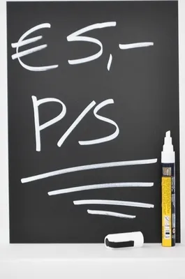 Immagine prodotto di Set di 5 lavagne A4 con pennarello Securit
