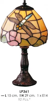 Immagine prodotto di Lampada da tavolo Tiffany diametro 15 cm, altezza 29 cm Lampada LP361