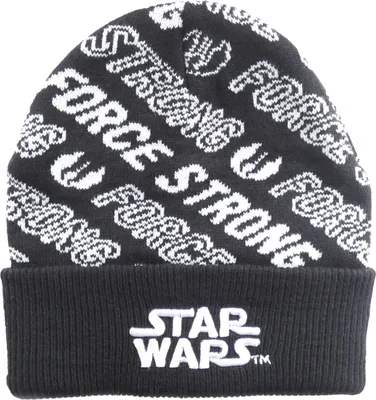 Produktbild von Star Wars - "Force" Mütze für Herren/Damen Uni CD461 (Einheitsgröße) (Schwarz/Weiß)