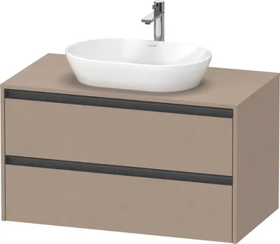 Produktbild von Duravit Ketho.2 Wastafelonderkast 100x55x56,8 cm Mat Linnen