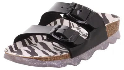 Productafbeelding van Superfit meisjes sloffen, model "Jellies", zwart, maat 24 EU