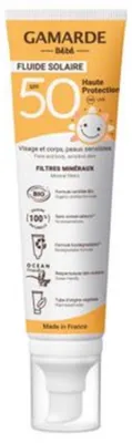 Produktbild von Gamarde, Gamarde, Bio, Sonnenschutz, Sonnenschutzcreme, Gesicht und Kö rper, SPF 50, 100 ml