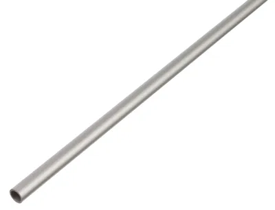 Image de Alberts 473419 Tube rond, aluminium, anodisé couleur argent, 1000 x 6 x 1 mm