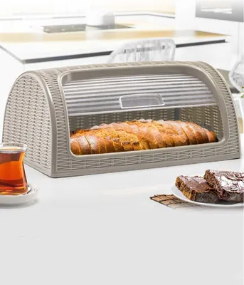 Produktbild von Hermia Concept, DP0533, Brot-Box, Creme, 100 % KUNSTSTOFF / WEIDE, 41,4 x 26,9 x 18,1 cm