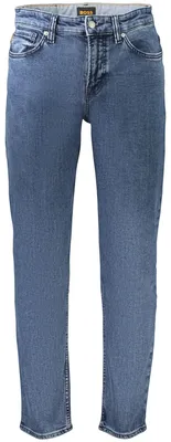 Immagine prodotto di Jeans da uomo blu dal taglio regolare con logo – Uno stile denim intramontabile