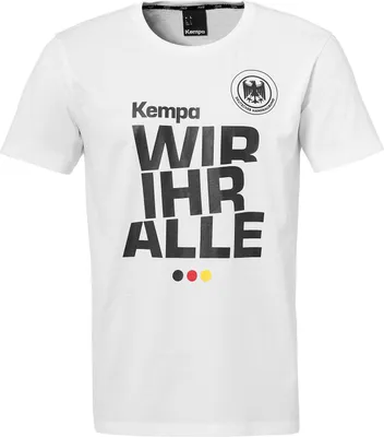 Produktbild von Kempa Wir Ihr Alle DHB T-Shirt weiß L