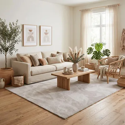 Produktbild von Super Soft Hochflorteppich Livorno Grau, Größe:80x400 cm