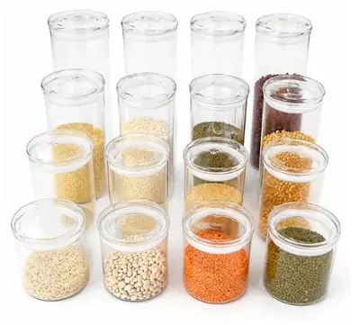 Produktbild von Lumijar Vorratsdosen-Set 16-teilig luftdicht BPA-frei 600, 950, 1350, 1650 ml
