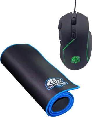 Produktbild von Gaming Starter Bundle mit Black Hawk Ultragrip 2.0 Maus (10.000 DPI, 8 Tasten, RGB) und Mauspad mit verstärkten Kanten