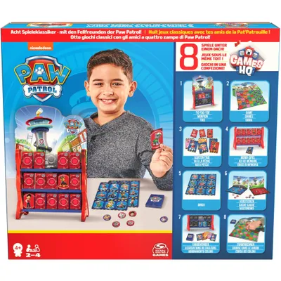 Obrázek produktu pro Paw Patrol: Games HQ - Spielesammlung - Spinmaster 6067976 - (Spielzeug / Gesellschaftsspiel)