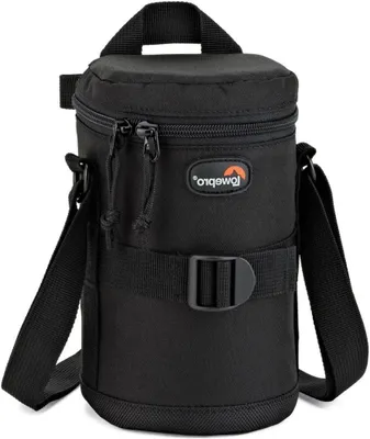 Productafbeelding van Lenstas - Objectief tas - Camera bescherming - Stof en vochtwerend - 9 x 16 cm - Zwart
