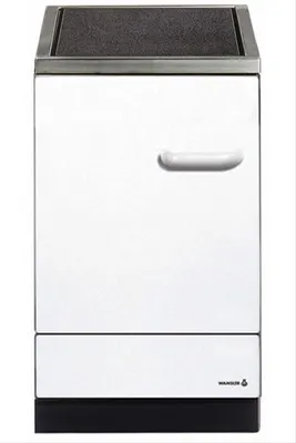 Produktbild von Küchenherd / Kohleherd Wamsler K155C weiß Glaskeramikkochfeld