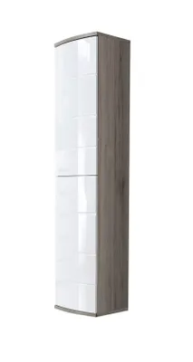 Immagine prodotto di Scaffale stretto OLHA - rovere san remo / bianco