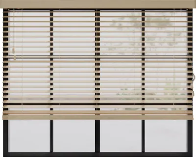 Produktbild von Cocoon Bambus Jalousien 90 x 240 cm - 50 mm Lamellen für Innen - Naturel
