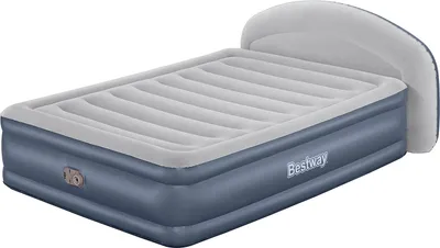 Image de Bestway® TriTech® Lit à air double avec pompe électrique intégrée & tête de lit LoungeLux™ 229 x 152 x 84 cm