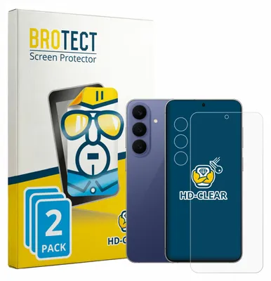 Produktbild von 2x Für Samsung Galaxy S26 FE (Display+Kamera) Schutzfolie BROTECT Displayschutz Display Schutz Folie Klar Transparent