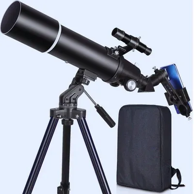 Produktbild von Famanu Refraktorteleskop 80mm - Kompakt und tragbar, ideal für Anfänger und Reisen