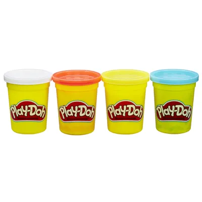 Immagine prodotto di Play-Doh B6508ES0 Play-Doh Knete   farbsortiert 4 Farben je 112,0 g
