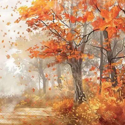 Produktbild von 20 Servietten Autumn Tree - Zauberhafter Herbstwald 33x33cm