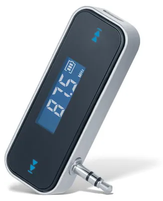 Produktbild von Setty TFM-01 Autoradio-Transmitter mit Batterie, FM-Aux-Anschluss und 3,5-mm-Miniklinkenanschluss