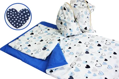 Produktbild von KINDER SCHLAFSACK 70x125 cm  mit Reißverschluss 100 % Baumwolle MUSTER J1