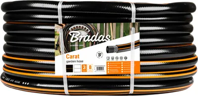 Produktbild von Gartenschlauch 1 Zoll schwarz CARAT 25m