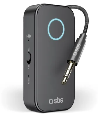 Produktbild von SBS Kabelloser 2-in-1-Audioadapter RX/TX mit universellem 3,5 mm-Klinkenstecker