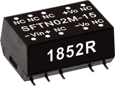 Produktbild von MEANWELL SFTN02L-12, DC DC-Wandler, 5:12V 167mA