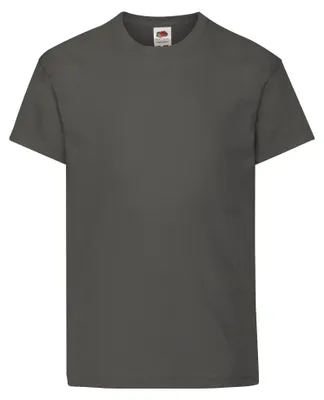 Produktbild von Fruit of the Loom Kids Original T-Shirt Farbe: graphit Größe: 128