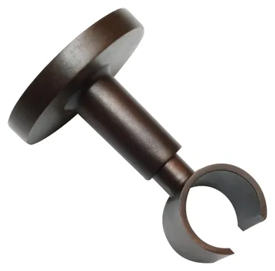 Produktbild von GARDINIA Deckenträger für Gardinenstange, Mit Metallmontageplatte, 1-läufig, Off