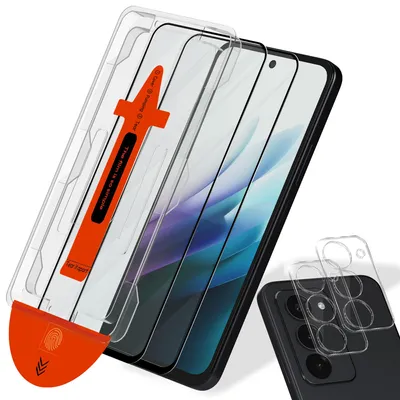 Produktbild von 2-Pack Xiaomi Redmi 15 4G Displayschutzfolie & 2-Pack Kameraschutz - Gehärtetes Glas | [Automatische Installation] - Blasenfrei