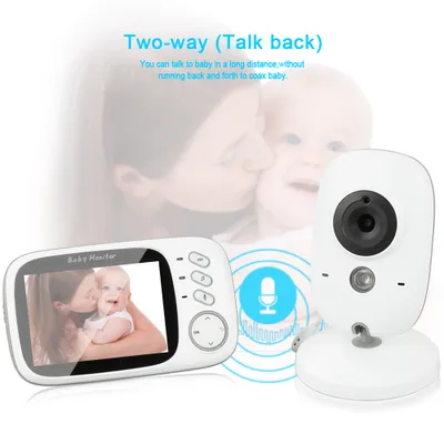 Produktbild von Babyphone mit Kamera - Wireless Video Baby Monitor für Digital dual Audio Funktion VOX Nachtsicht Gegensprechfunktion 3.2