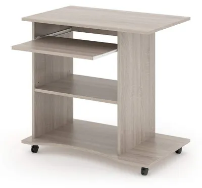 Image de Bureau compact au design moderne, 80 x 50 cm