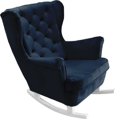 Produktbild von DomoHome Relaxsessel Armlehnensessel Armlehnen Fernsehsessel Loungesessel Polstersessel Couchsessel Armsessel Chair Wohnzimmersessel Ohrensessel | 102x81x95cm | Navy blue_29864