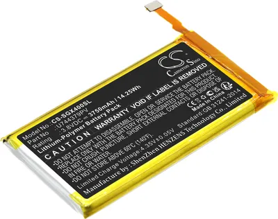 Immagine prodotto di TECHTEK Batteria compatibile con [SkyGolf] SkyCaddie SX400 sostituisce U744379PV