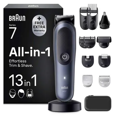 Obrázek produktu pro Braun Series 7 Trimmer AIO7565 Elektrický holicí strojek na vousy a vlasy Ultimate