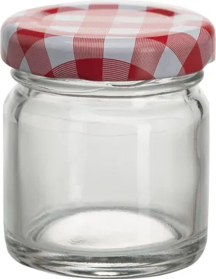 Immagine prodotto di Barattolo 6 pezzi, coperchio rosso, capacità: 0,58 litri, altezza: 122 mm TO82