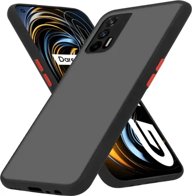 Image de Cadorabo Housse pour Realme GT / GT Neo 2T / Q3 PRO en noir mat Housse hybride avec intérieur en silicone TPU et dos en plastique mat Case Cover Etui Handy Hülle