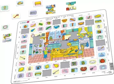 Produktbild von Larsen Learning English in the Kitchen 70-tlg.