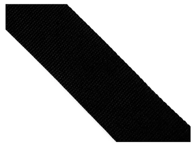 Produktbild von Polypropylen-Gurtband, 50 mm Breite, 25 Meter Länge, schwarz