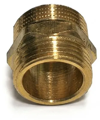 Produktbild von Adapter 2 x 3/4' AG Messing Reduziernippel